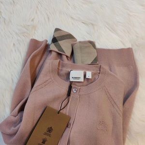 Burberry pink sweater size M